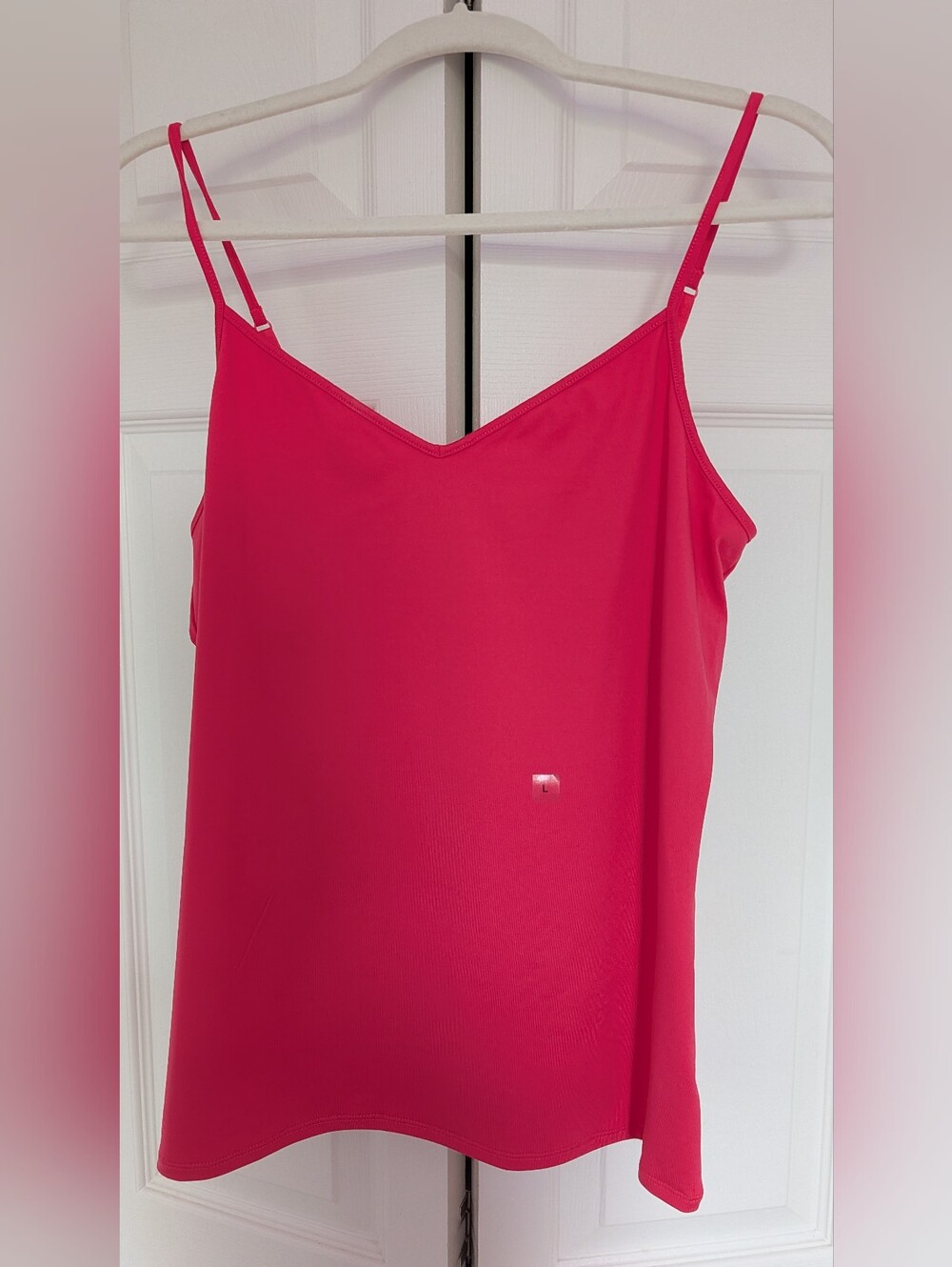Express Hot Pink V-Neck Strap Camisole